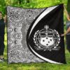Samoa Coat Of Arms Polynesian Premium Quilt  Circle Style  01 J2  Quilt